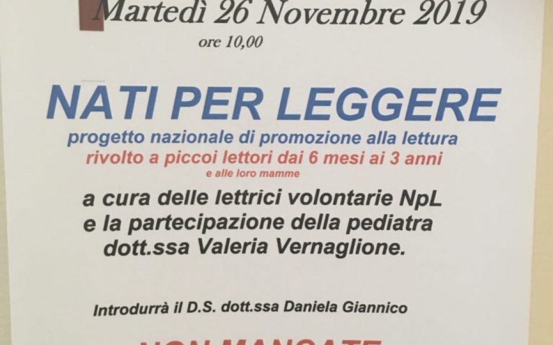 Istituto Pertini:NATI PER LEGGERE