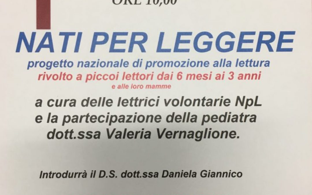 Istituto Pertini:NATI PER LEGGERE